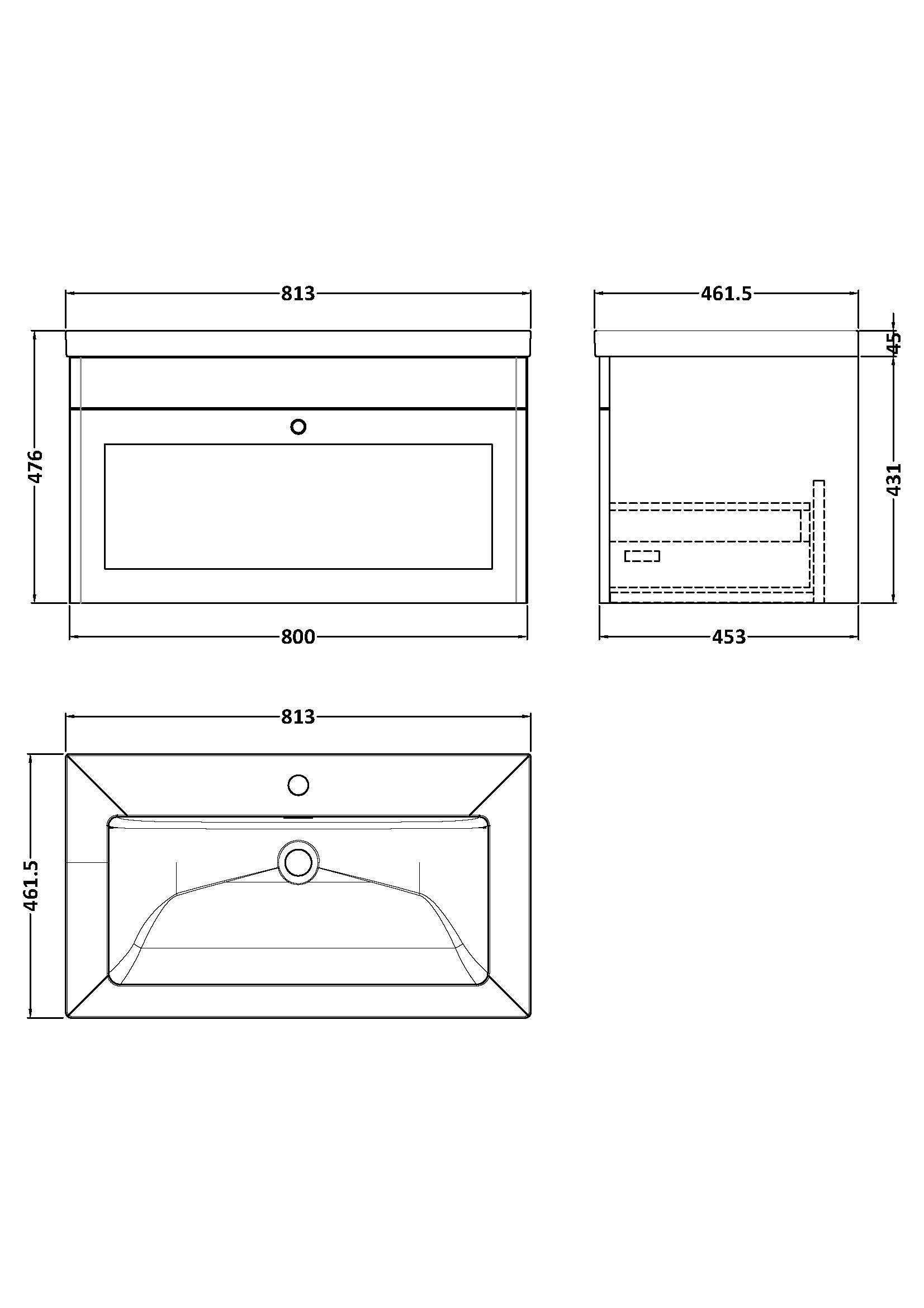 clc296l_furn_v1_ld.jpg 800mm Wall Hung 2-Door Vanity with Basin - 1 Tap Hole - Image 2