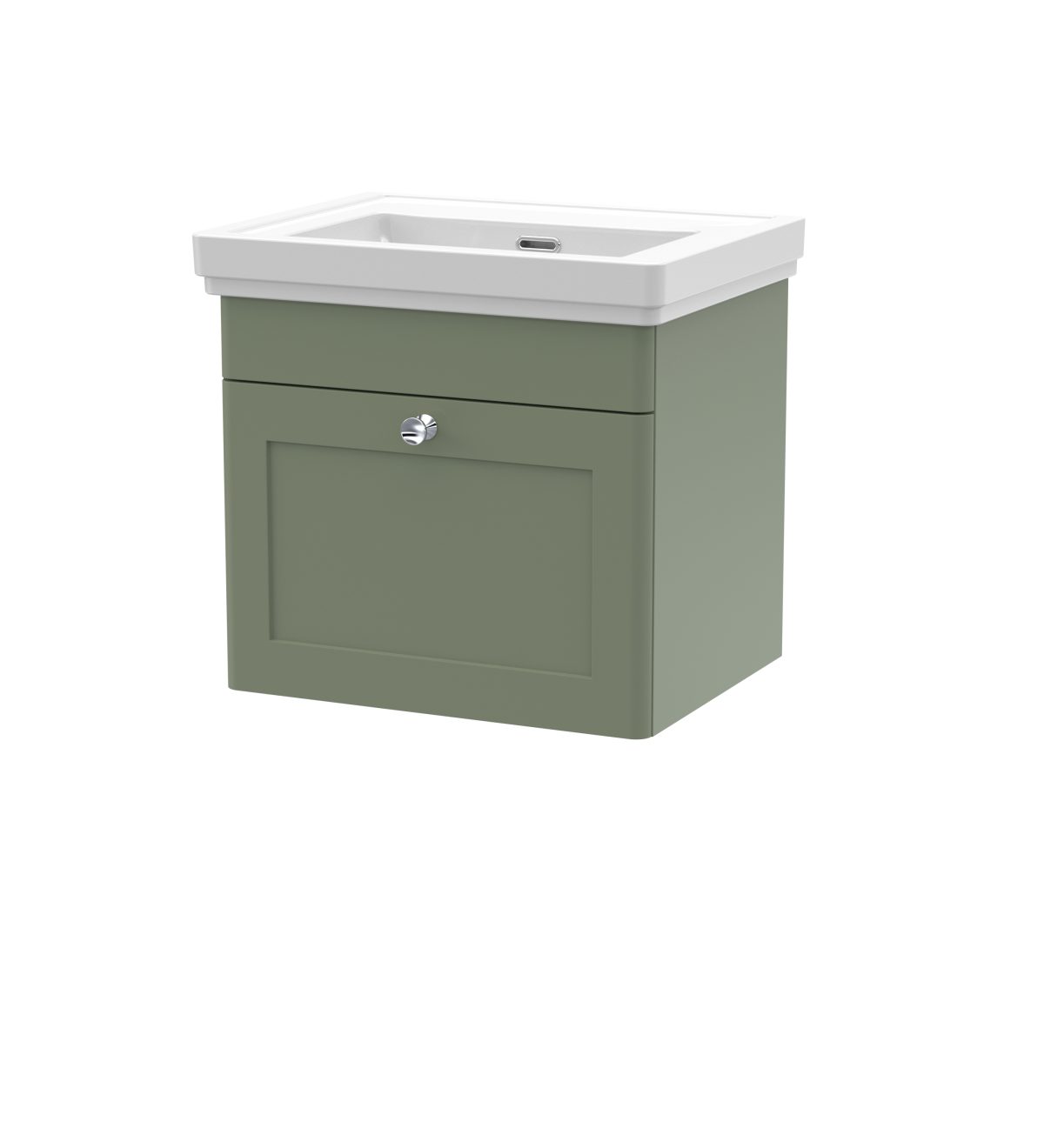 500mm Wall Hung 1 Drawer Vanity & Basin 0TH - Image 1