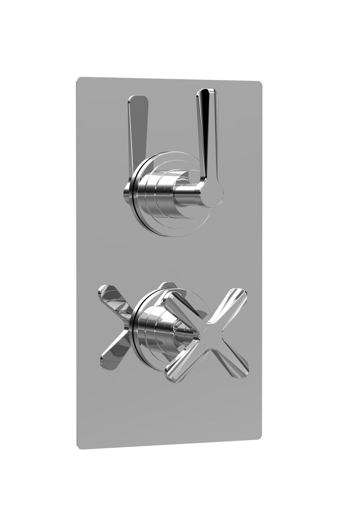Twin Thermostatic Shower Valve - Image 1