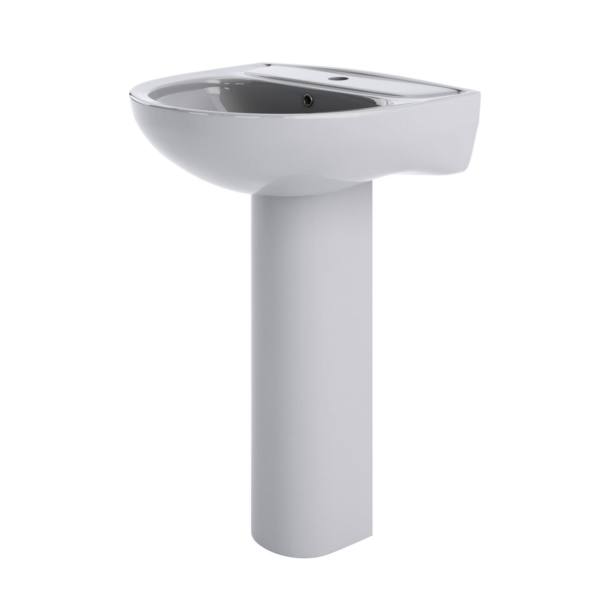 550mm Basin & Pedestal - Image 1