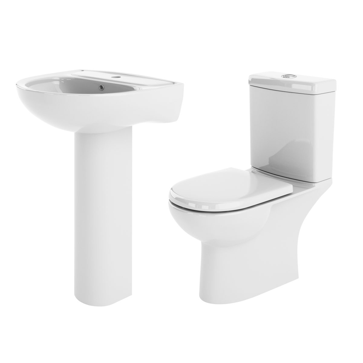Lawton Compact Toilet & Basin Pedestal - Image 1
