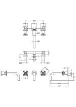 Wall Mounted Basin Mixer - Image 2
