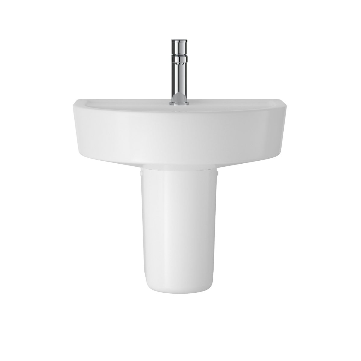 520mm Basin & Semi Pedestal - Image 1