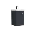 400mm Wall Hung 1 Door Unit & Basin