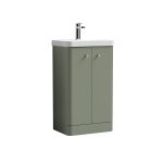 500mm Floor Standing 2 Door Unit & Basin