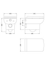 Wall Hung Pan & Seat - Image 3