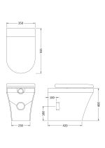 Back to Wall Pan & Seat - Image 3