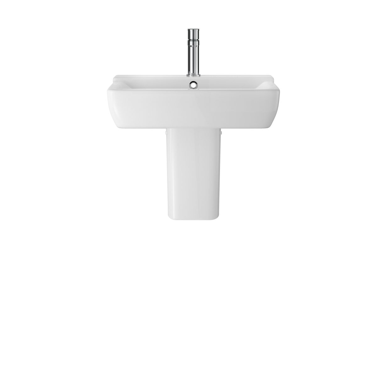 550mm Basin & Semi Pedestal - Image 1