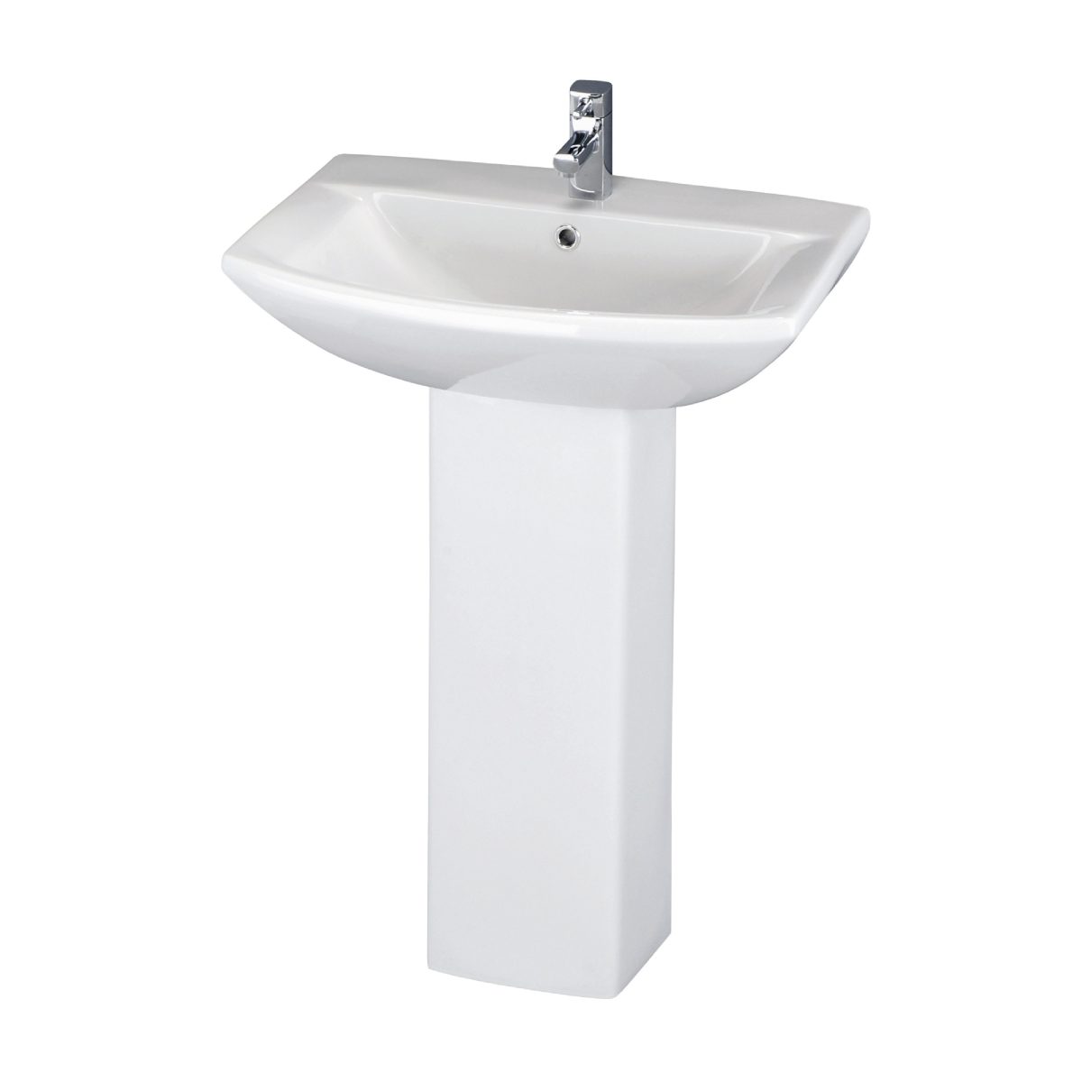 600mm Basin & Pedestal - Image 1