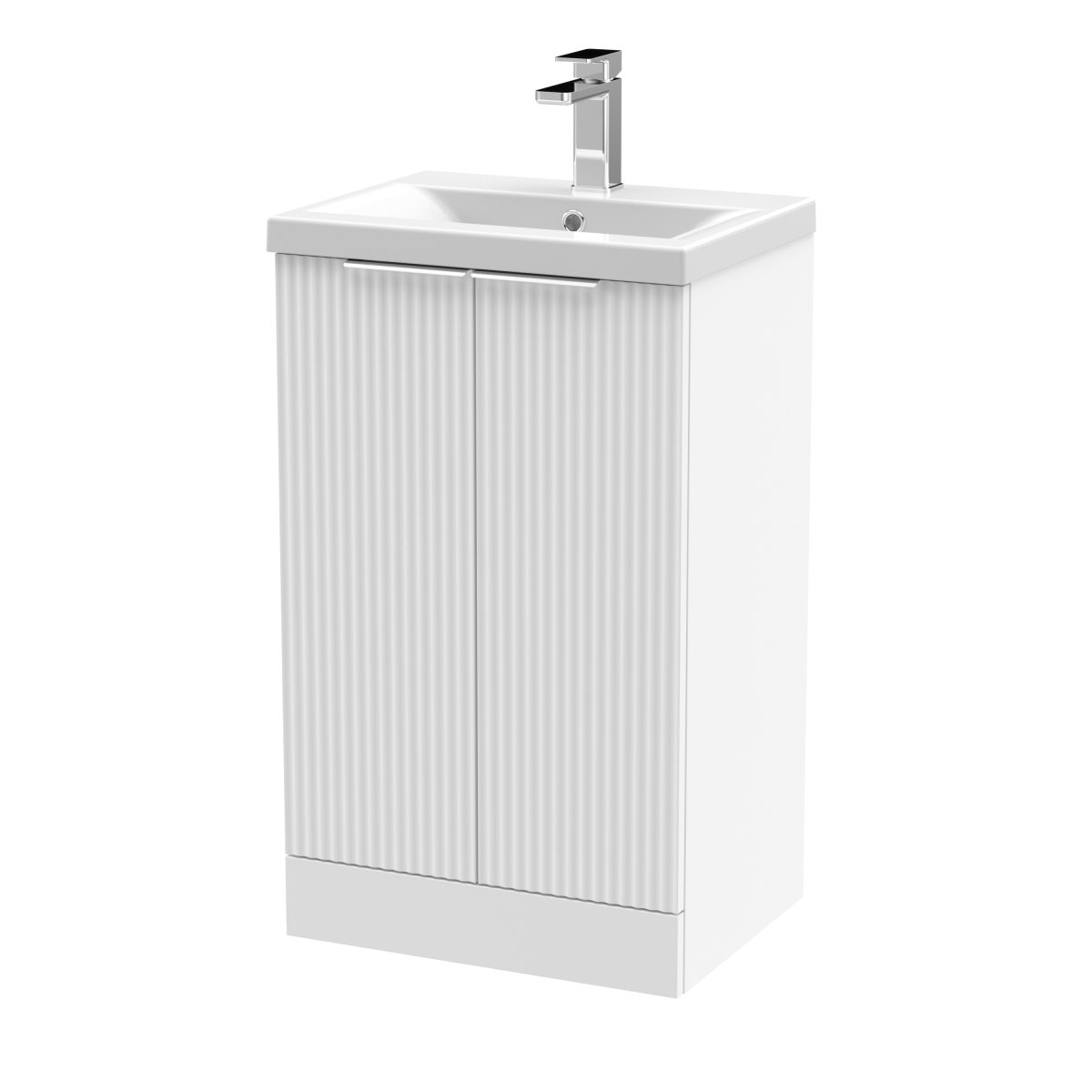 500mm Floor Standing 2 Door Vanity & Basin 1 - Image 1
