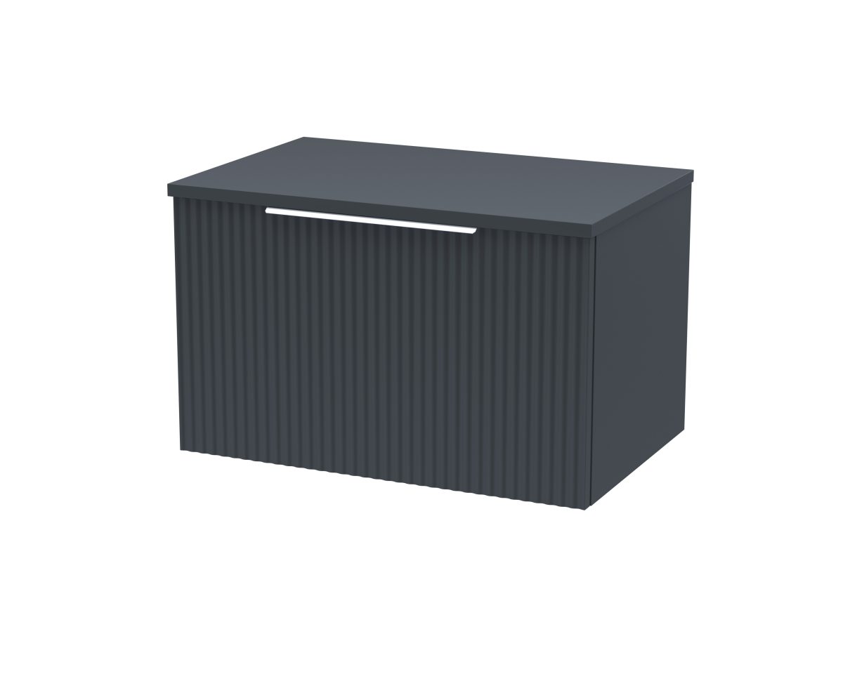 600mm Wall Hung Single Drawer Vanity & Worktop - Image 1