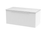 800mm Wall Hung Single Drawer Vanity & Laminate Top
