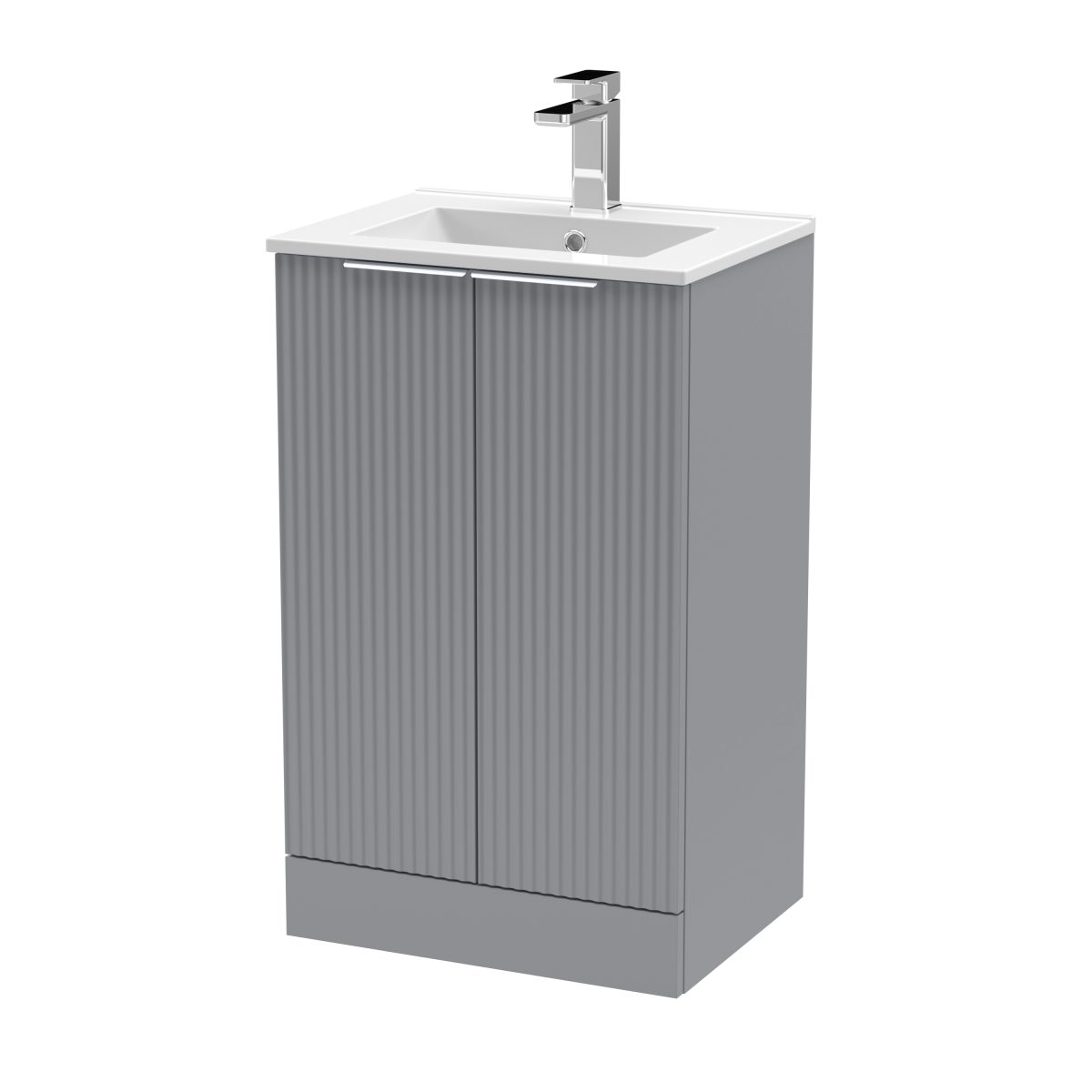 500mm Floor Standing 2 Door Vanity & Basin 2 - Image 1
