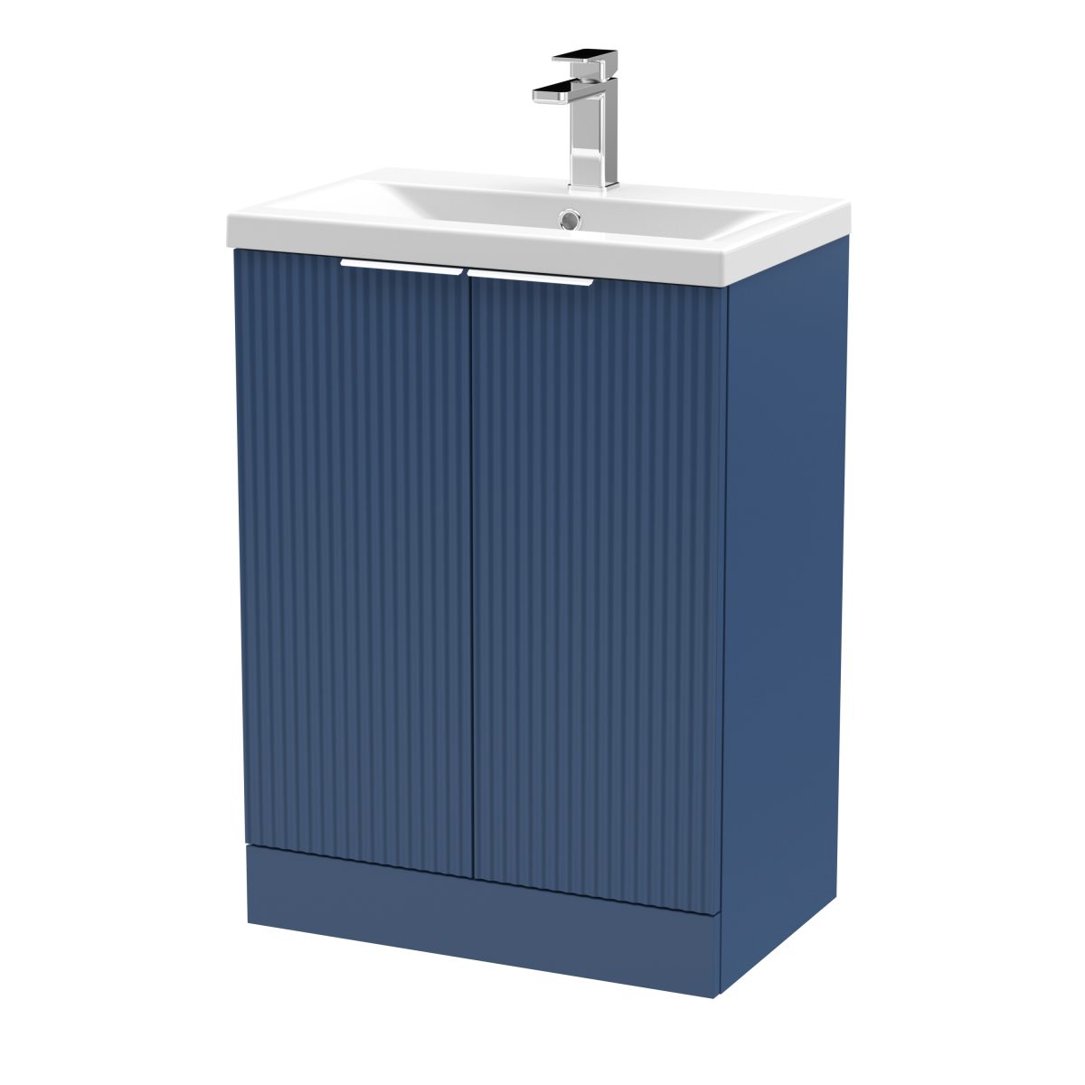 600mm Floor Standing 2 Door Vanity & Basin 1 - Image 1