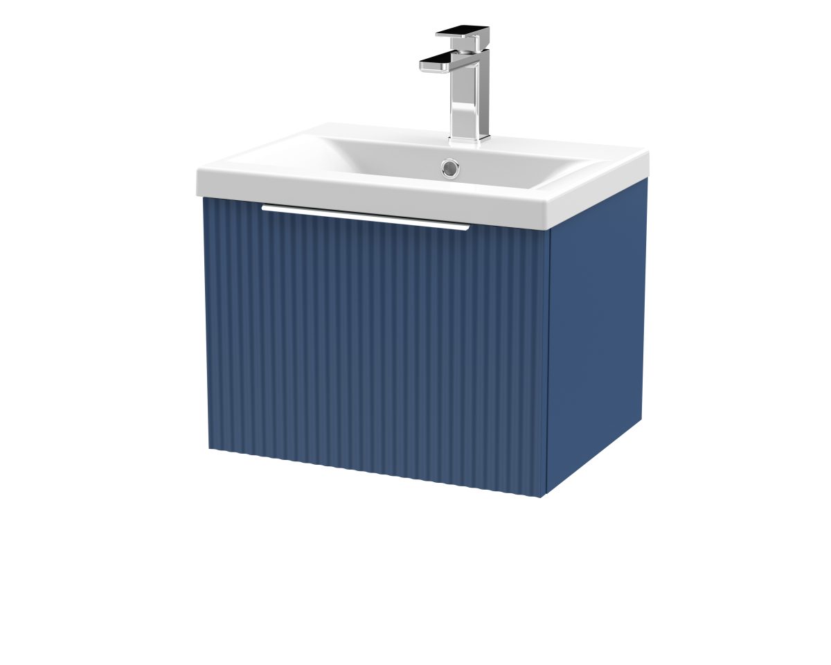 500mm Wall Hung Single Drawer Vanity & Basin 1 - Image 1