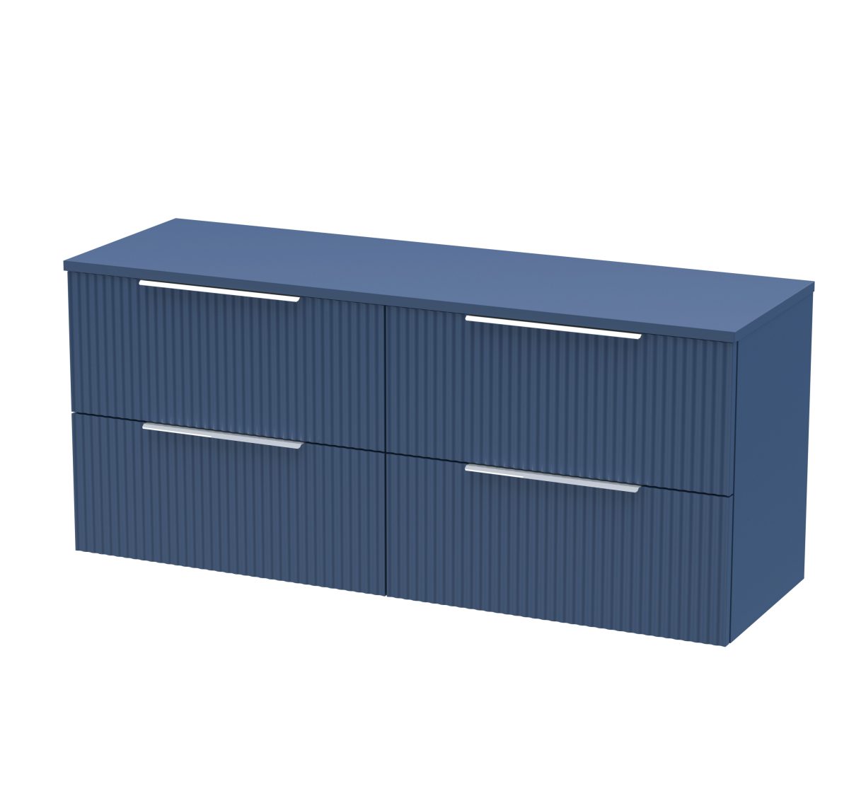 1200mm Wall Hung 4 Drawer Vanity & Worktop - Image 1