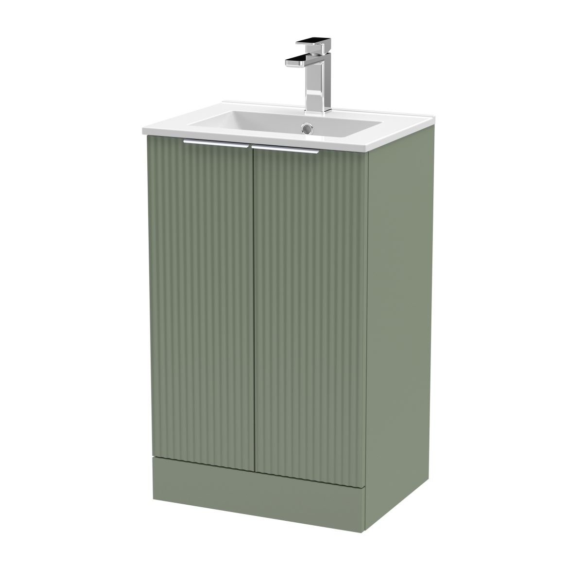 500mm Floor Standing 2 Door Vanity & Basin 2 - Image 1