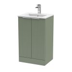 500mm Floor Standing 2 Door Vanity & Basin 2