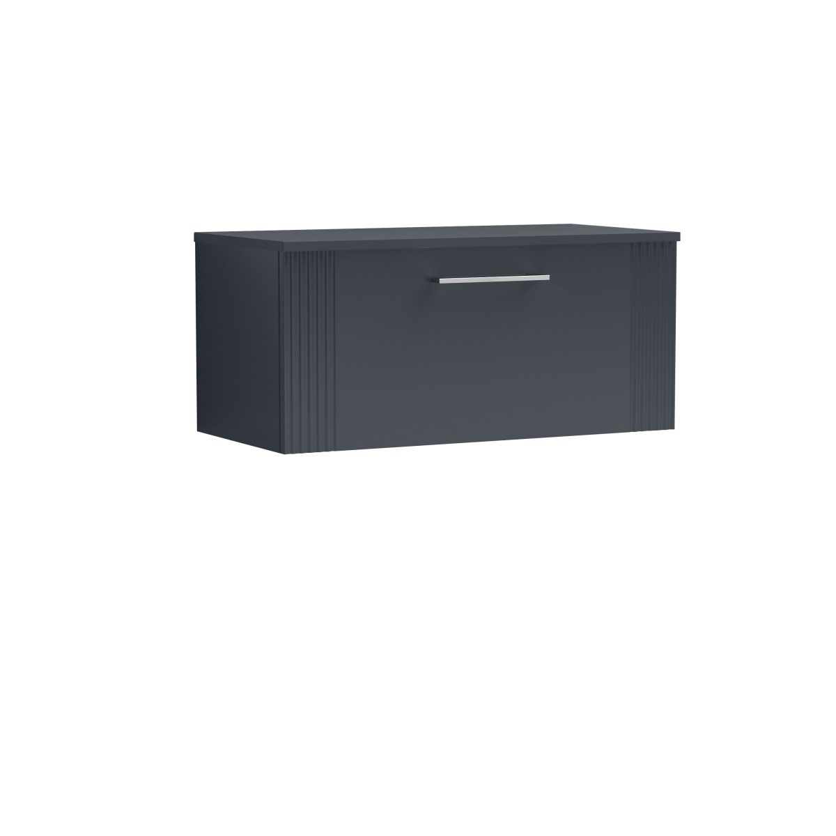 800mm Wall Hung Single Drawer Vanity & Worktop - Image 1