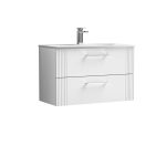 800mm Wall Hung 2 Drawer Vanity & Basin 4