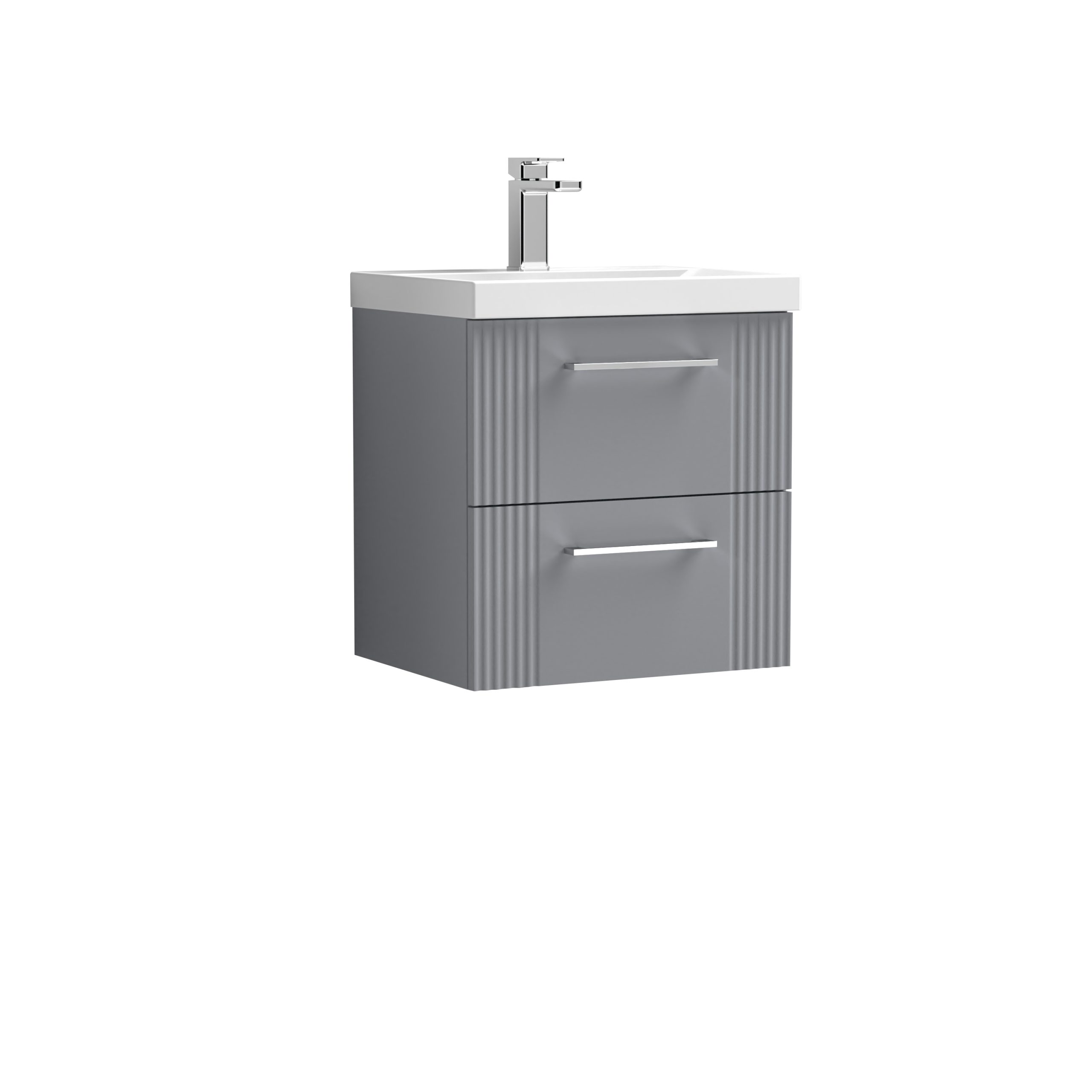 dpf292d_furniture_v1_co.jpg 500mm Wall Hung 2 Drawer Vanity & Basin 3 - Image 1