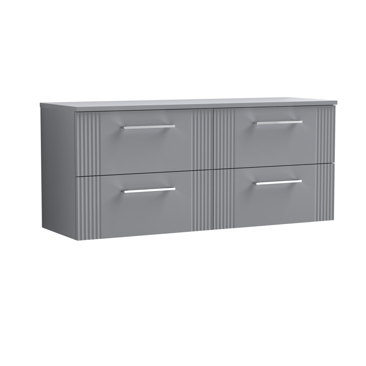 1200mm Wall Hung 4 Drawer Vanity & Worktop - Image 1