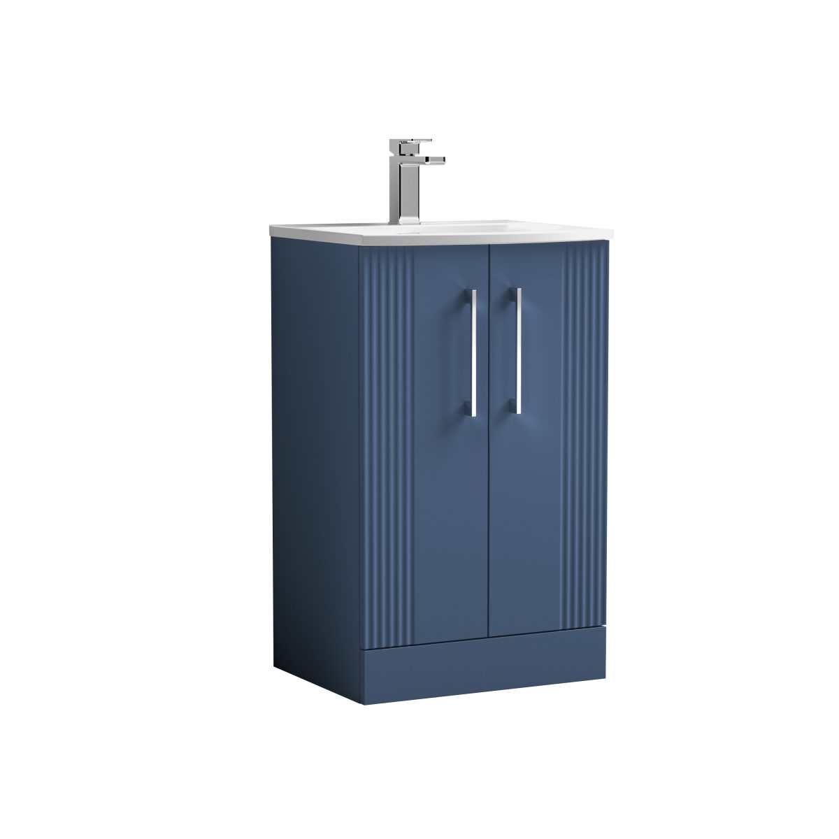 500mm Floor Standing 2 Door Vanity & Basin 4 - Image 1