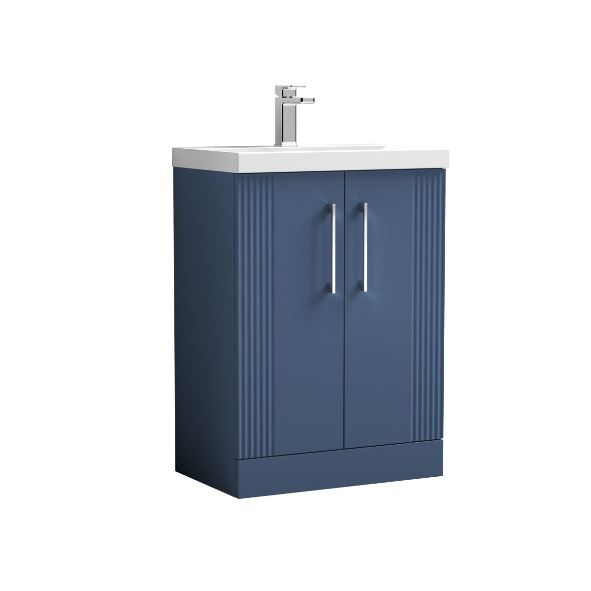 600mm Floor Standing 2 Door Vanity & Basin 1 - Image 1