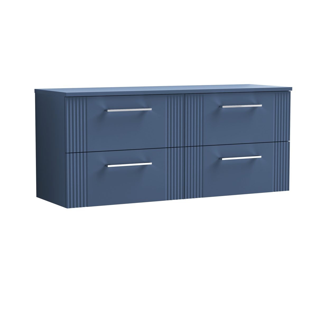 1200mm Wall Hung 4 Drawer Vanity & Worktop - Image 1