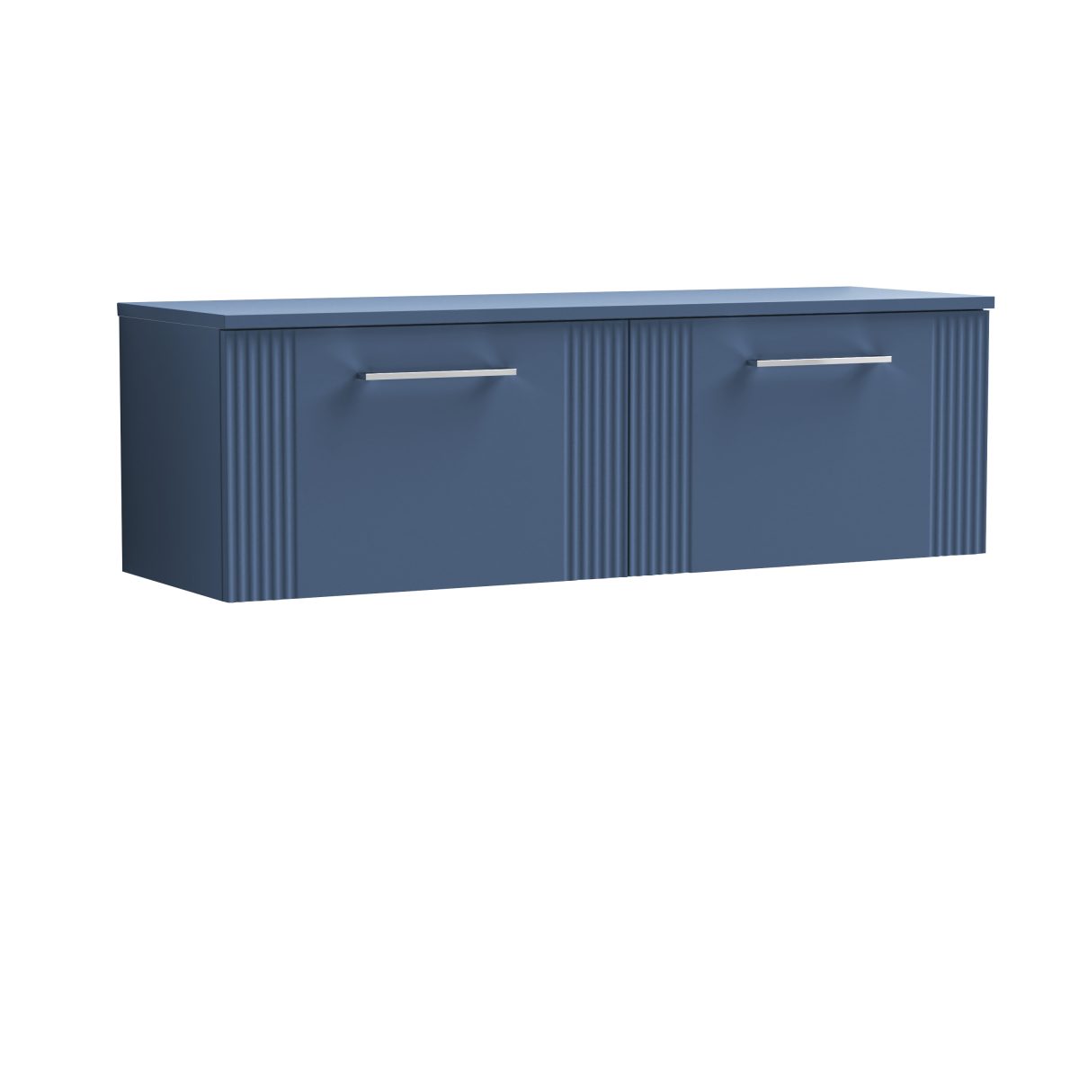 1200mm Wall Hung 2 Drawer Vanity & Worktop - Image 1