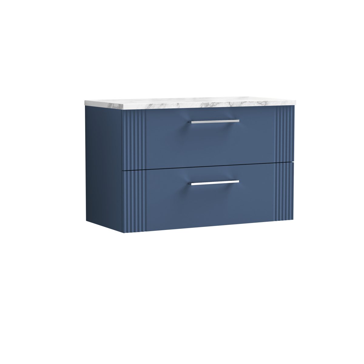 800 Wall Hung 2-Drawer Vanity & Laminate Worktop - Image 1