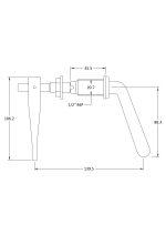 Metal Universal Flush Lever - Image 2