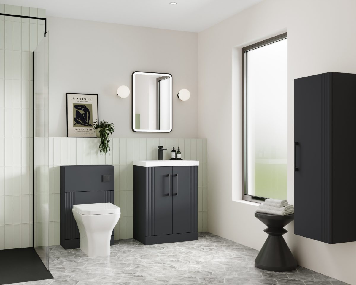 500mm Floor Standing 2 Door Vanity & Basin 1 - Image 2