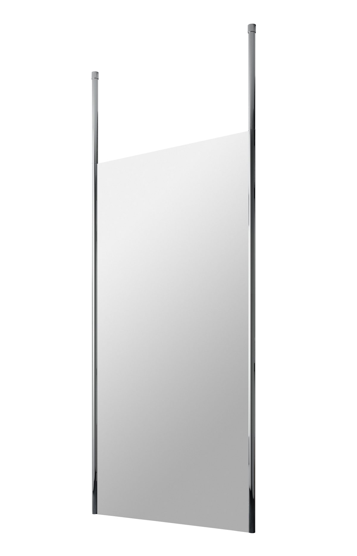 1100mm Wetroom Screen with Ceiling Posts - Image 1