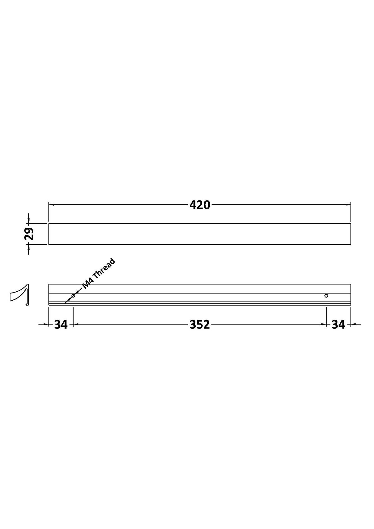 Handle 420mm - Image 2