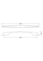 D Shaped Handle 224mm - Image 2