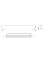 Finger Pull Handle 224mm - Image 2