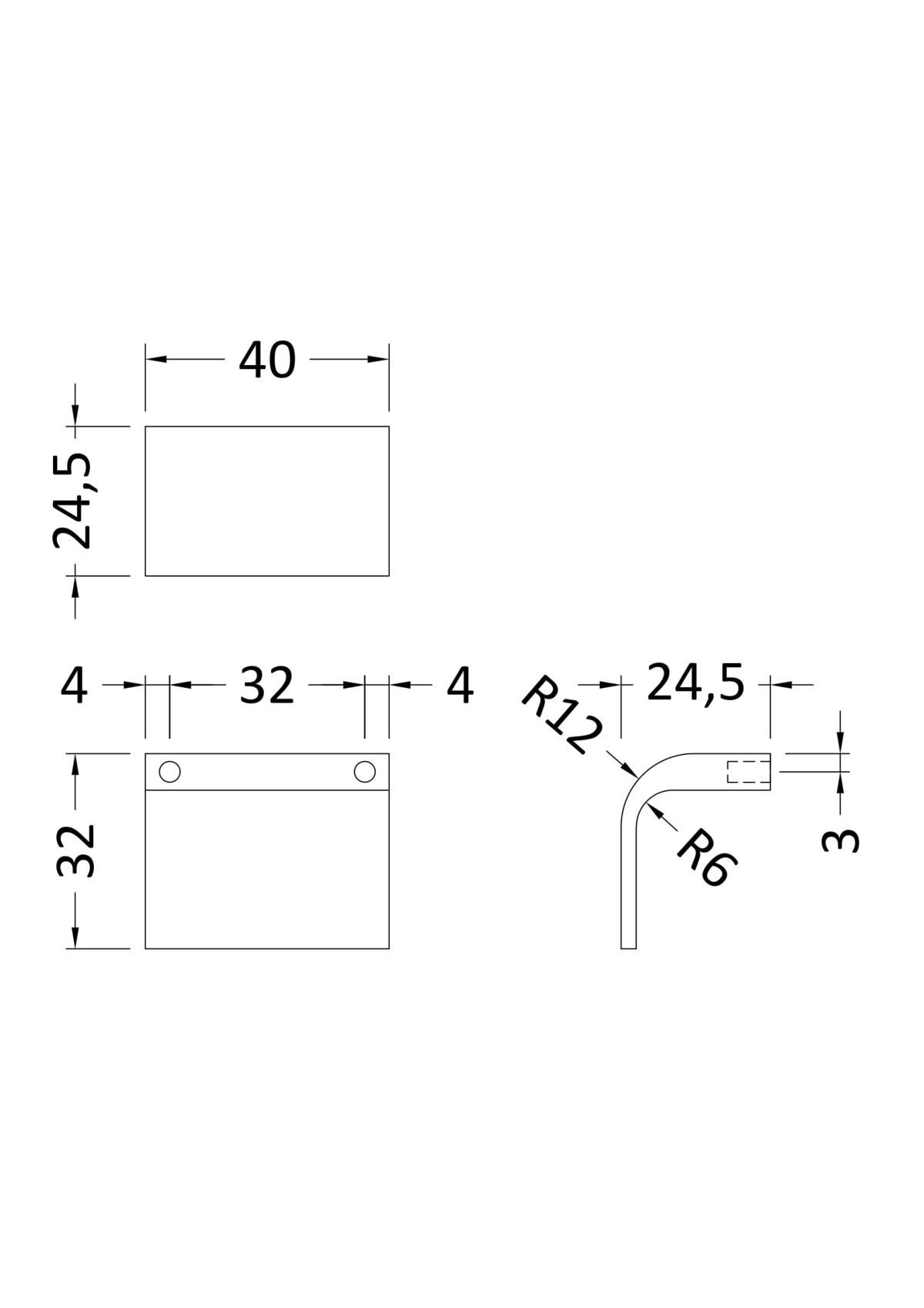 Square Drop Handle - Image 2