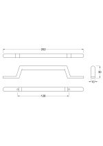 Round Strap Chrome Handle - Image 2