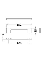 150mm Slim Line D Handle - Image 2