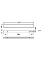 Finger Pull Handle 300mm - Image 2