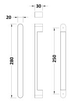 Alternative Single Handle Apex (250mm Centres) - Image 2