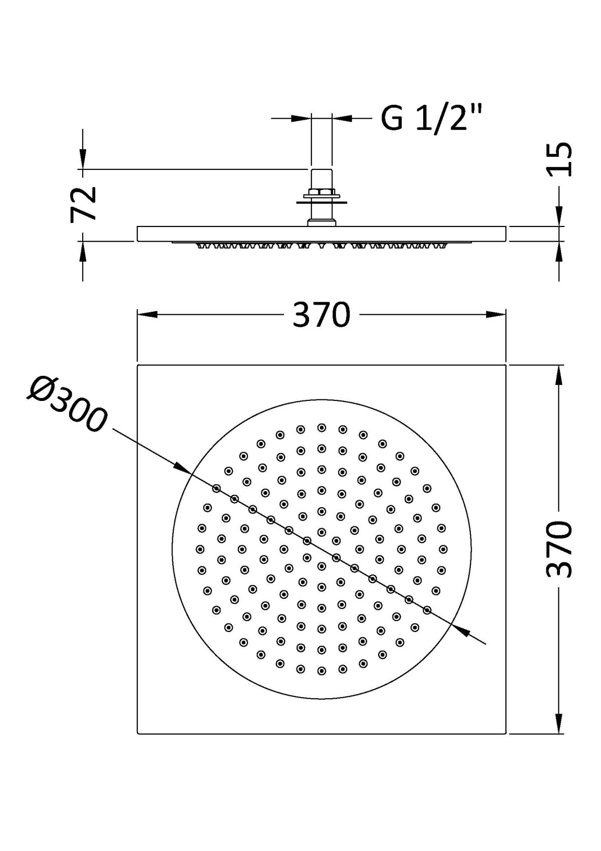 Ceiling Tile Fixed Head - Image 2