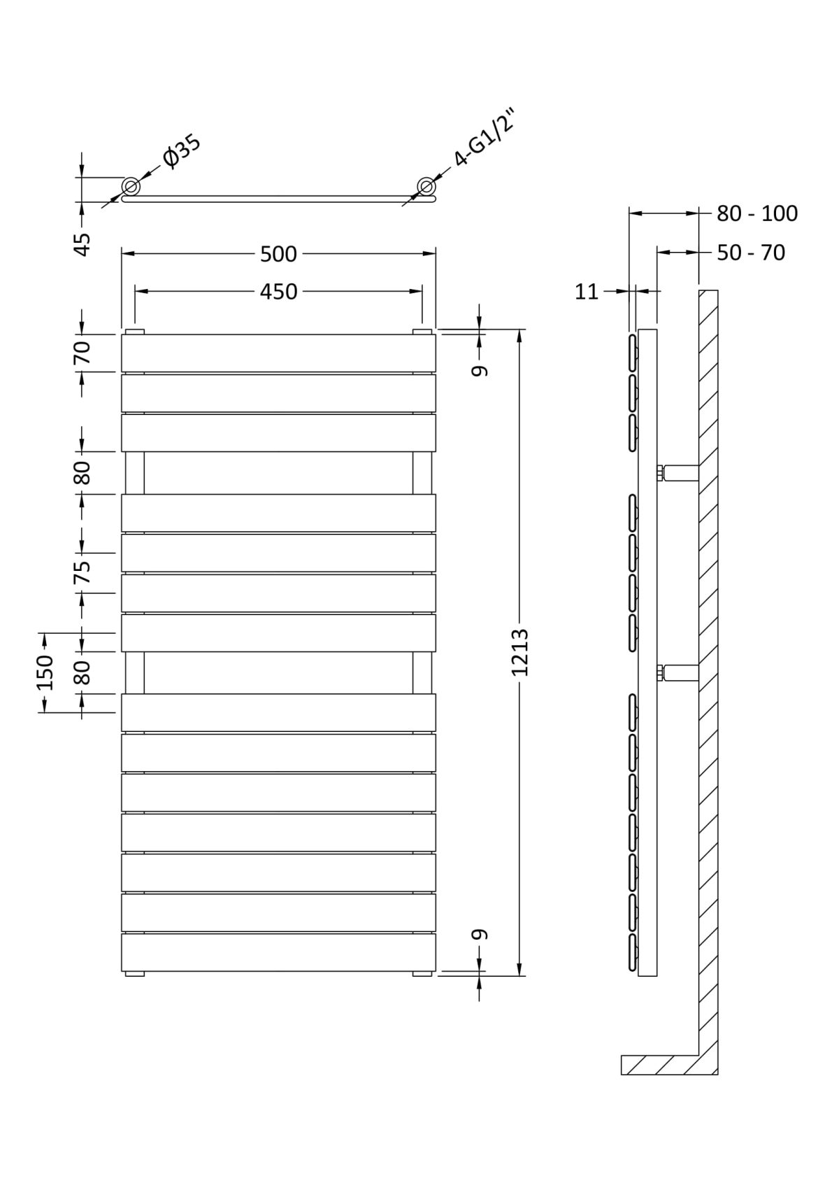 Heated Towel Rail - Image 3
