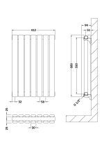 Horizontal Double Panel Radiator 600 x 412 - Image 2