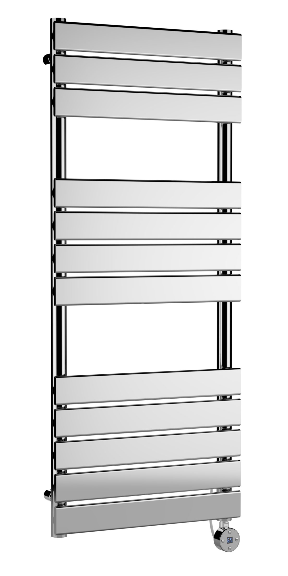Square Flat Towel Radiator 1213x500 - Image 1