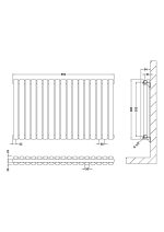 Horizontal Double Panel Radiator 600 x 992 - Image 2