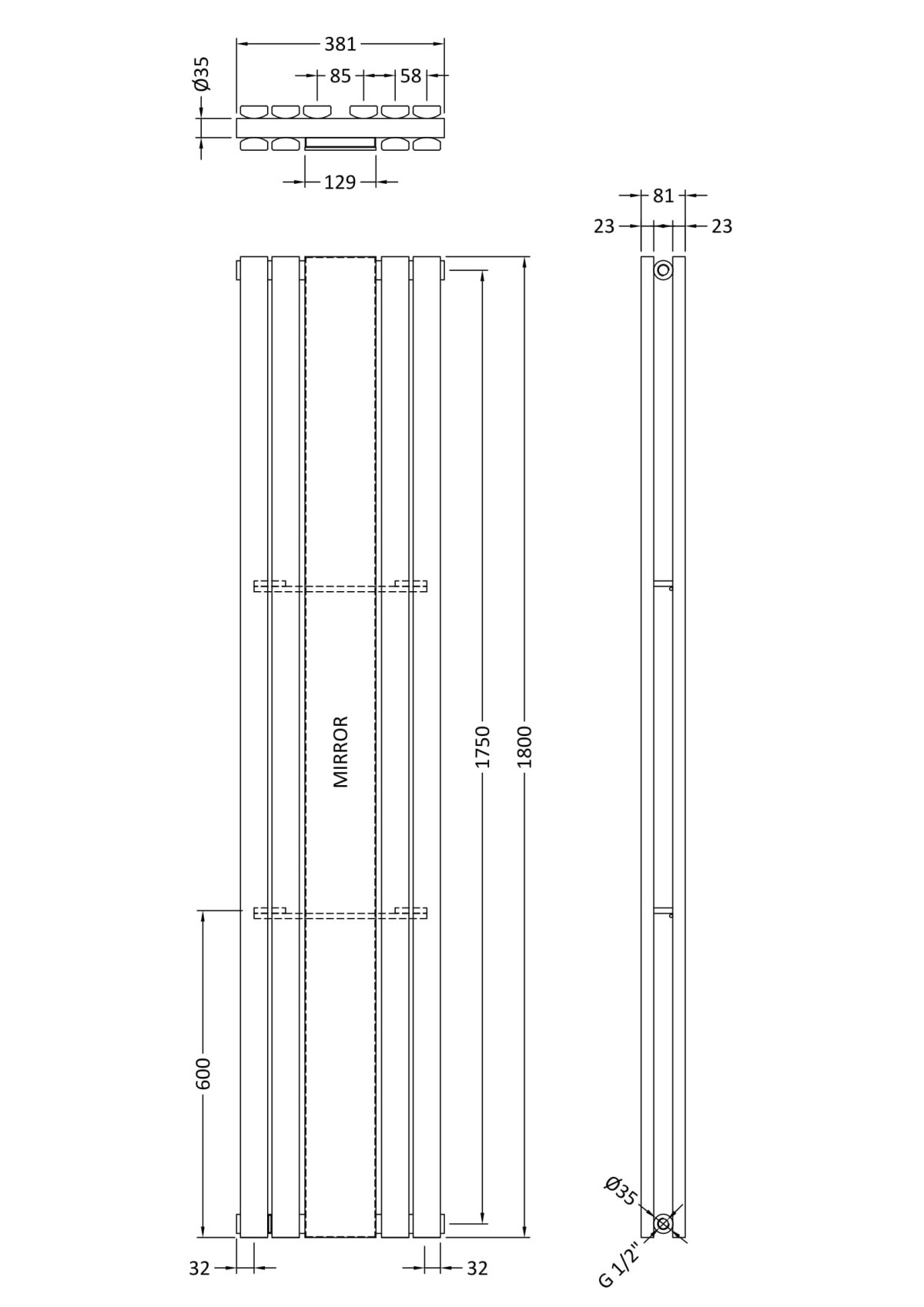Double Panel Designer Radiator - Image 3