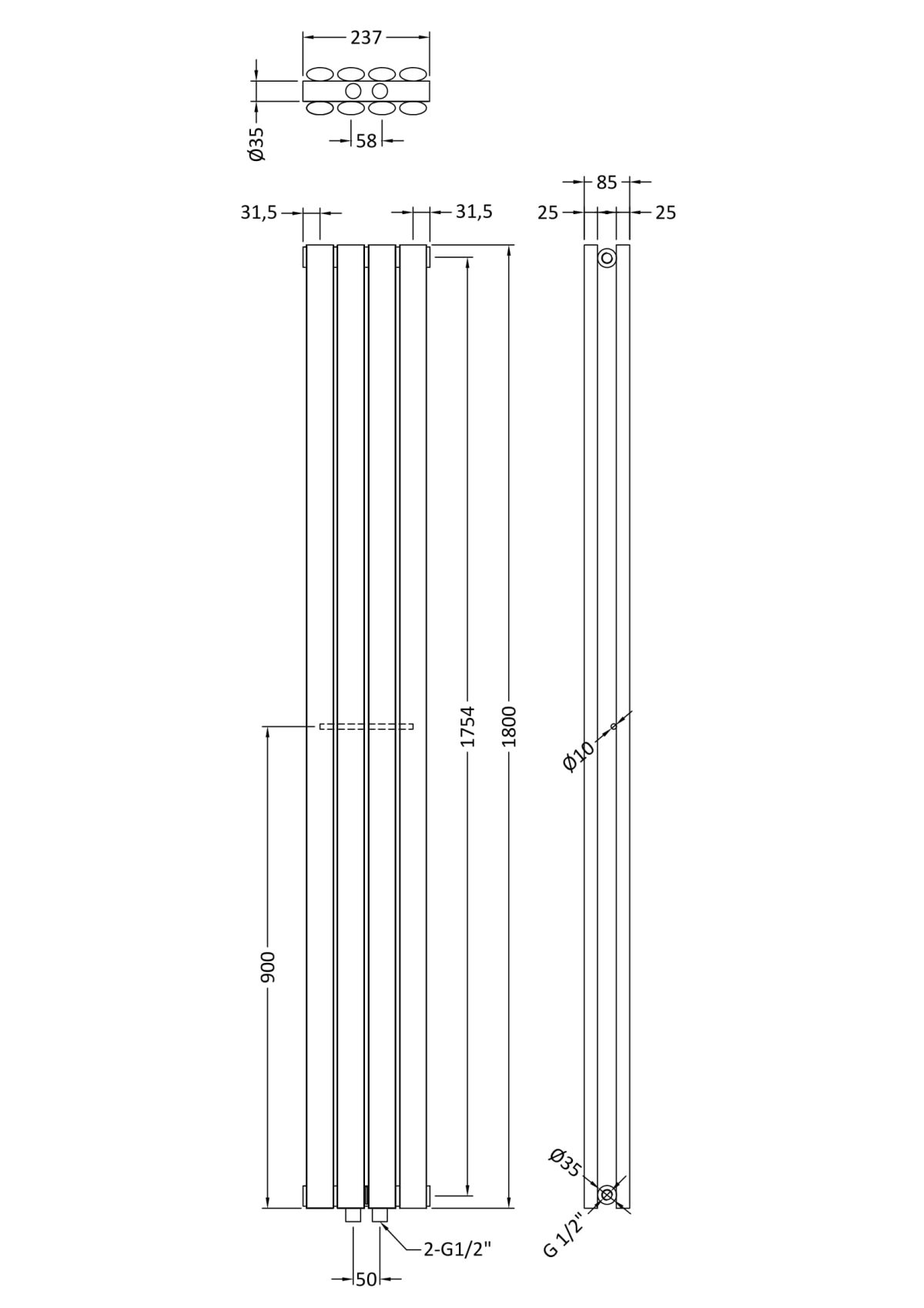 Compact Designer Radiator - Image 3
