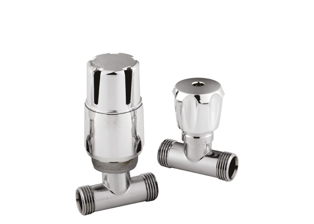 Straight Radiator Valve Pack (Pairs) - Image 1